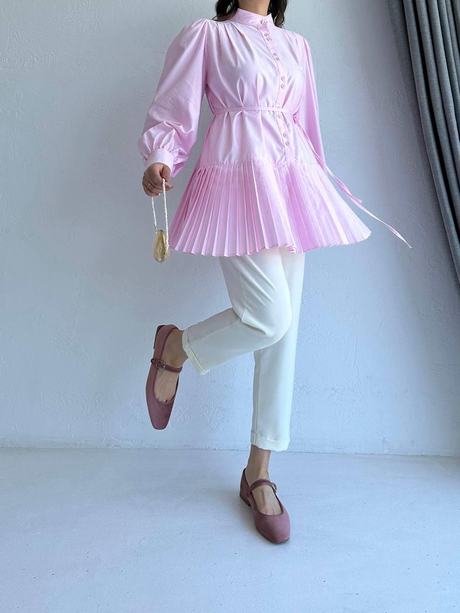Kendal Gömlek Pembe | Moda AlaKendal Gömlek Pembe