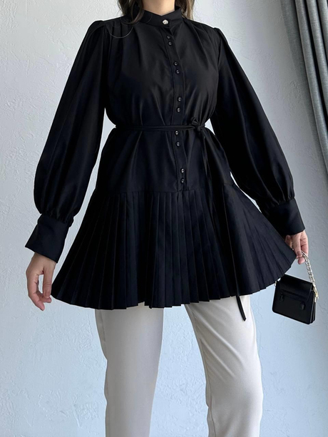 Kendal Gömlek Siyah | Moda AlaKendal Gömlek Siyah