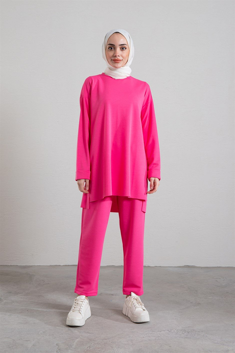 Kenza Basic Takım Pembe