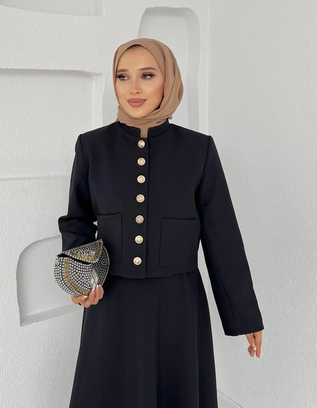 Laila Etekli Takım Siyah