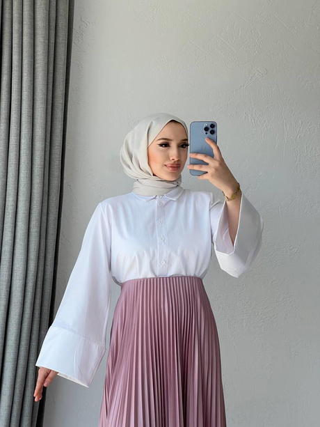 Manşeti Geniş Poplin Gömlek Beyaz - Moda AlaManşeti Geniş Poplin Gömlek Beyaz