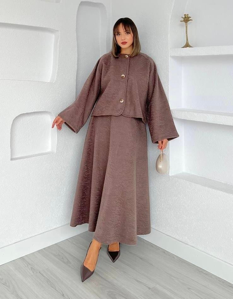 Maya Kaşe Ceket Toprak
