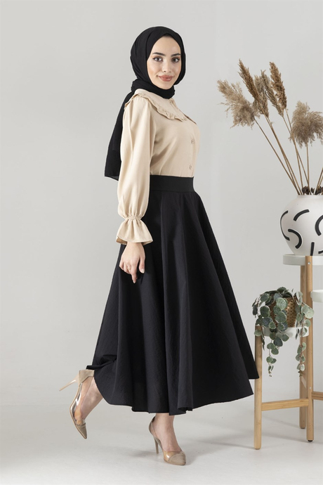 Mevlana Etek - Siyah