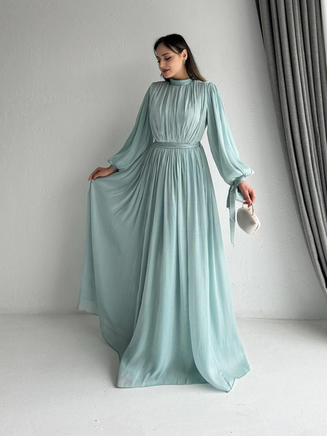Mini Piliseli Elbise Mint | Moda AlaMini Piliseli Elbise Mint