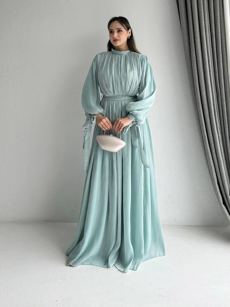 Mini Piliseli Elbise Mint | Moda AlaMini Piliseli Elbise Mint