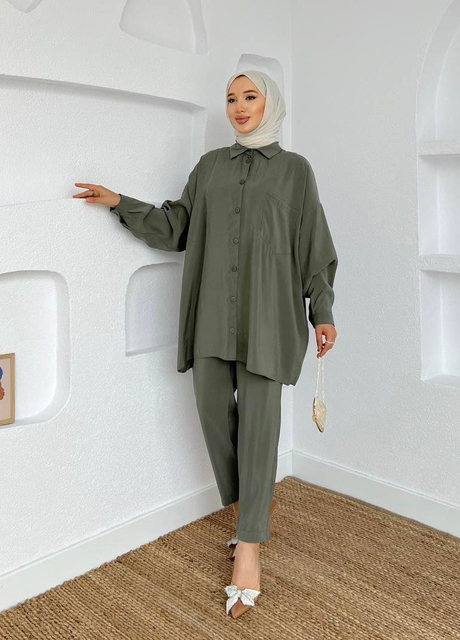 Missa Pantolonlu Takım Haki