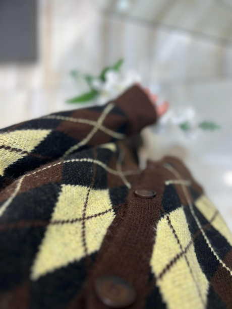 MİXRAY BAKLAVA DESEN HIRKA Sarı