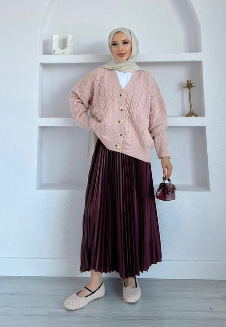 Örgü Triko Hırka Pembe