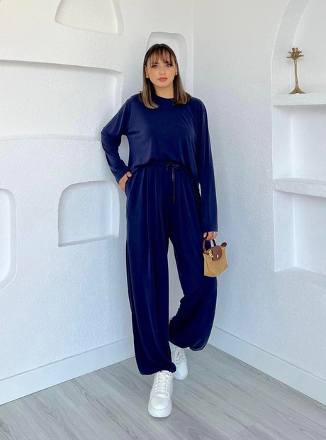 Oysho Basic  Takım Lacivert