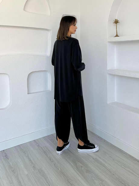 Oysho Basic  Takım Siyah