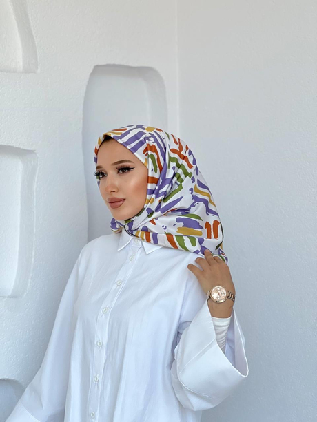 PAİNT TWİL EŞARP Yağ Yeşili - Moda AlaPAİNT TWİL EŞARP Yağ Yeşili