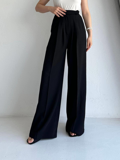 Palazzo Bol Pantolon Siyah | Moda AlaPalazzo Bol Pantolon Siyah