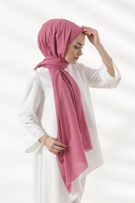 Pamuk Vual Şal - Pembe