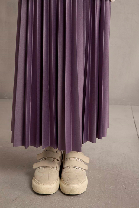 Piliseli Etek Mor