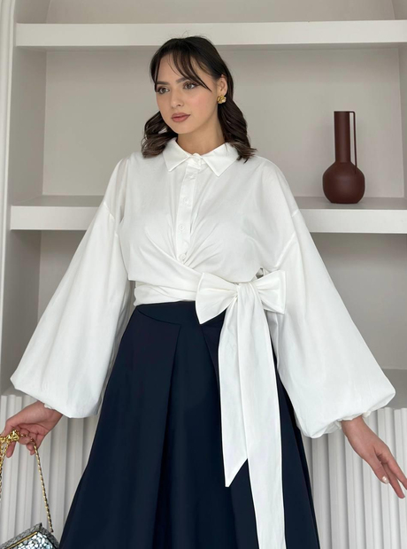 Poplin Tunik Ekru