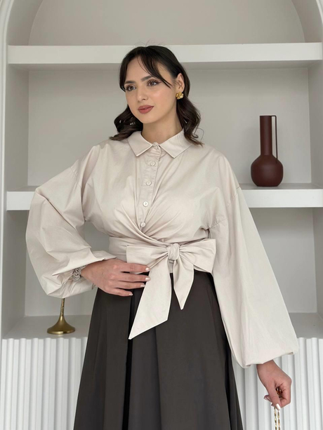 Poplin Tunik Taş
