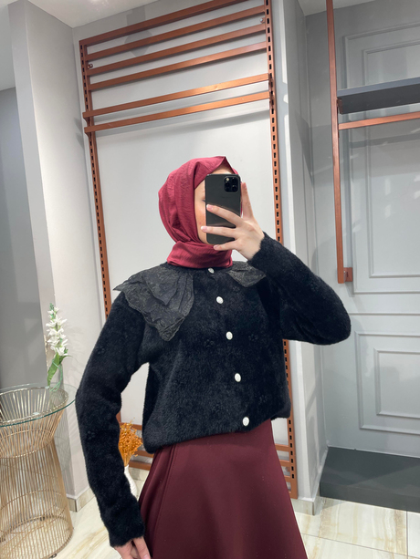 PREMİUM YUMOŞ HIRKA Siyah