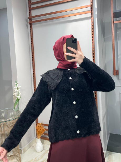 PREMİUM YUMOŞ HIRKA Siyah