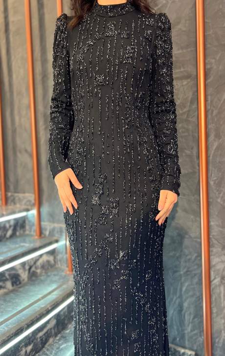 Moda Ala Regulus Abiye Siyah | Zarif ve Şık Kadın AbiyeRegulus Abiye Siyah