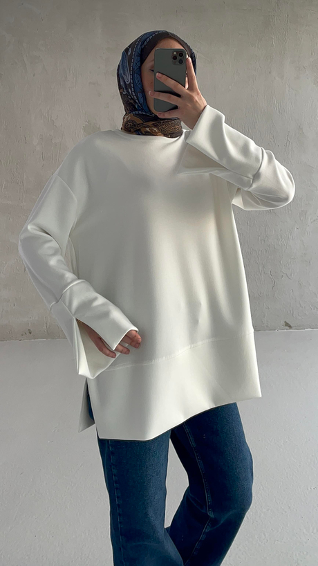 SEASON SWEAT Beyaz