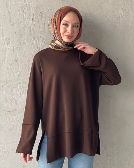 SEASON SWEAT Kahverengi