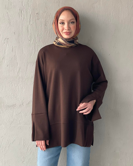 SEASON SWEAT Kahverengi