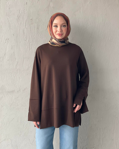 SEASON SWEAT Kahverengi