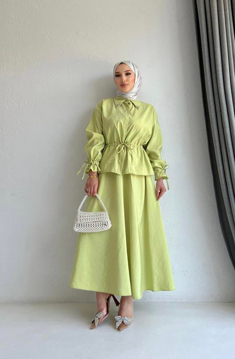 Sedef Takım Fıstık Yeşili - Moda AlaSedef Takım Fıstık Yeşili