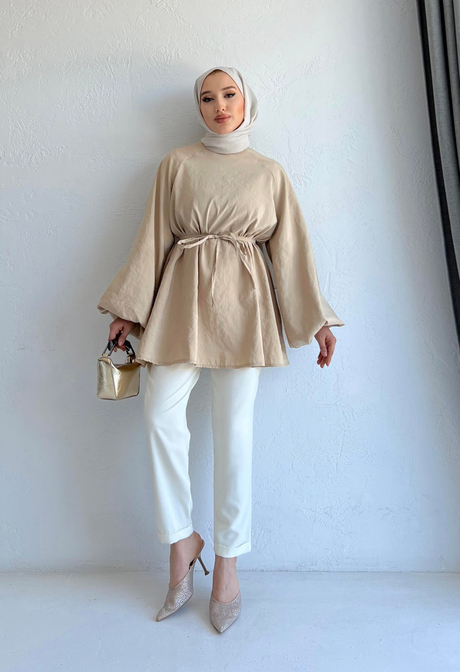 Sedef Tunik Bej | Moda AlaSedef Tunik Bej