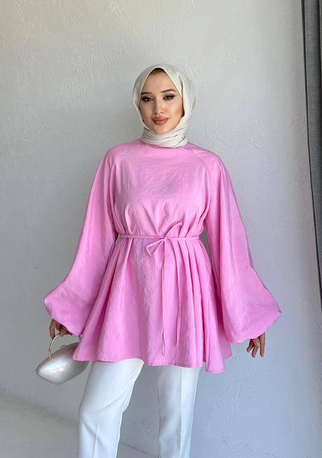 Sedef Tunik Pembe | Moda AlaSedef Tunik Pembe