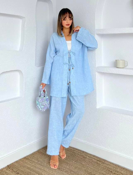 Sofia Bağlamalı Takım Mavi