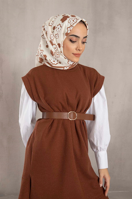 Süveterli İkili Takım - Kahverengi