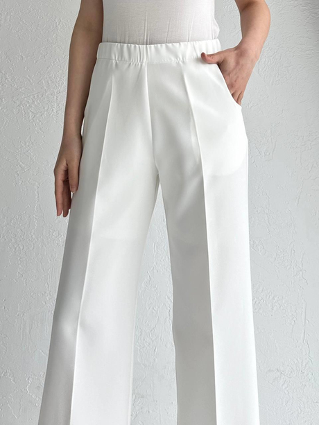 Tegan Pantolon Beyaz | Moda AlaTegan Pantolon Beyaz