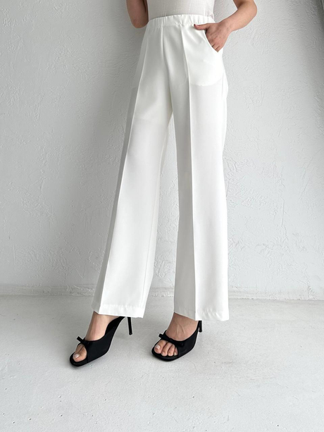Tegan Pantolon Beyaz | Moda AlaTegan Pantolon Beyaz