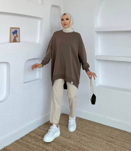 Toprak Oversize Basic Sweatshirt
