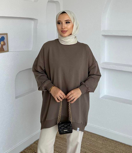 Toprak Oversize Basic Sweatshirt