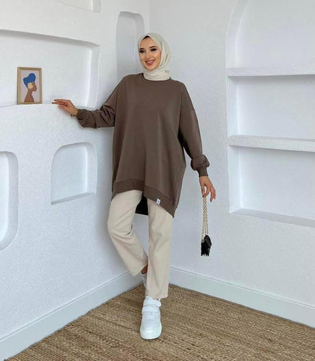 Toprak Oversize Basic Sweatshirt