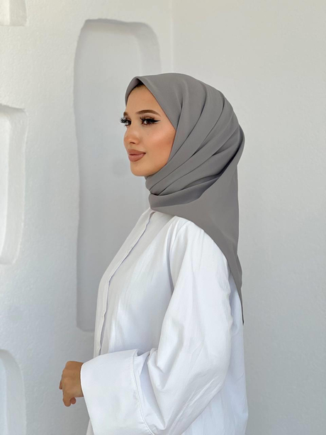 xl eşarp Gri - Moda Alaxl eşarp Gri
