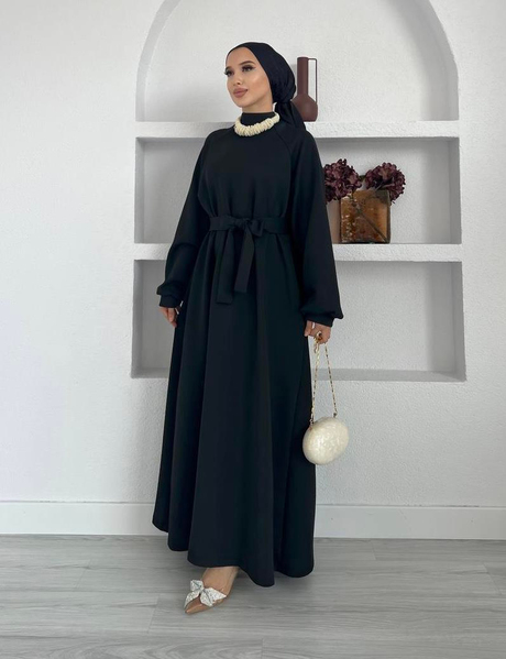 Zara Scuba Elbise Siyah