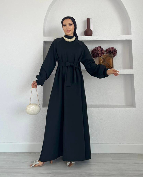 Zara Scuba Elbise Siyah