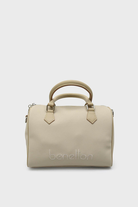 Benetton Kadın Kol Çantası Bej BNT-1348