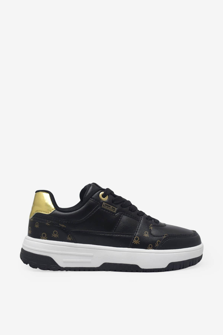 Benetton Kadın Sneaker Siyah Beyaz BNI-12091