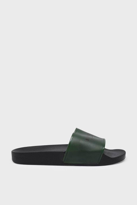Beverly Hills Polo Club Unisex Terlik Siyah Yeşil PO-1007