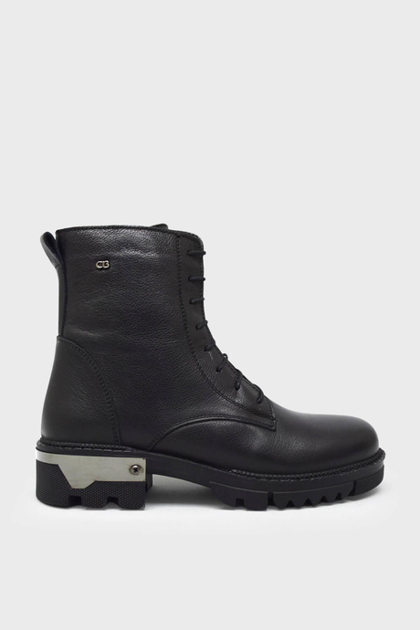 Castle Black Kadın Casual Deri Bot Siyah CB92537-1