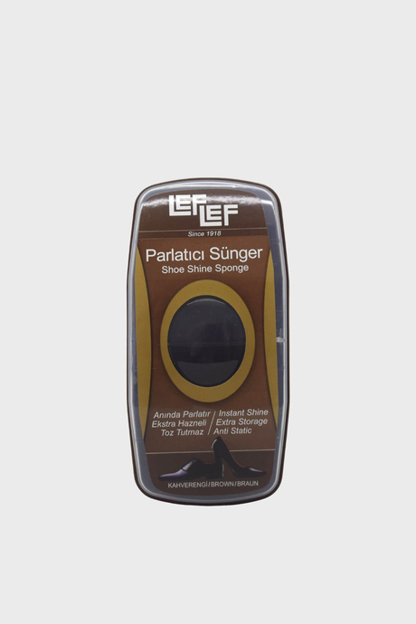 Kanuga Ayakkabı Parlatıcı Sünger Kahverengi LEF-01
