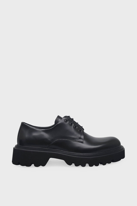 Kanuga Erkek Loafer Deri Ayakkabı Siyah Açma K-FSC3283