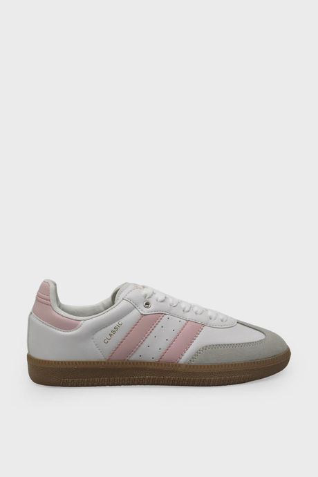Kanuga Kadın Sneaker Beyaz Pudra BST572