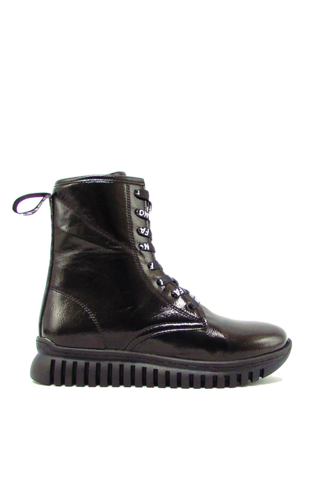 Mini Angel Unisex Çocuk Postal Bot Rugan Siyah MAGL337F-B