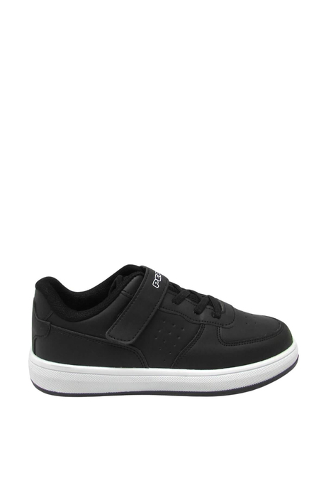 Pepino Unisex Çocuk Cırtlı Spor Ayakkabı Siyah Beyaz P-964