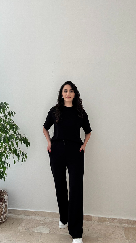 Bisiklet Yaka Kısa Kol Modal Takım